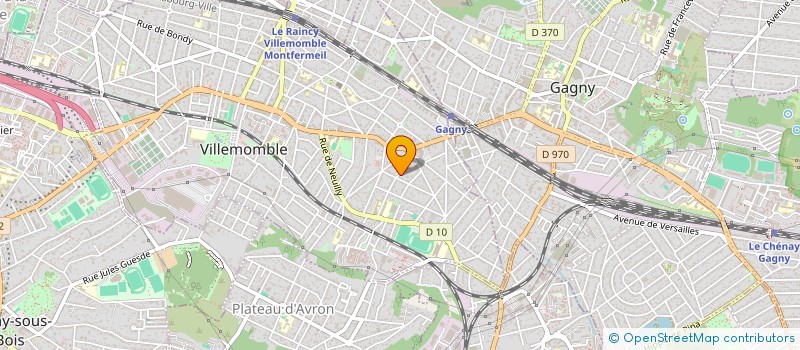 localisation de l'entreprise MONSIEUR VALENTIN HENRY  VILLEMOMBLE