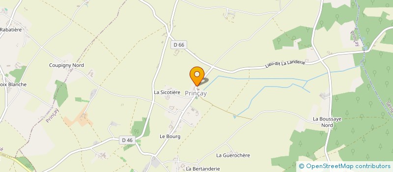 localisation de l'entreprise MONSIEUR VALENTIN HERAUD  PRINCAY