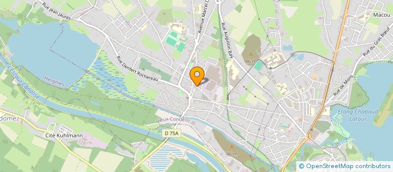 localisation de l'entreprise MONSIEUR VALENTIN HERLIN  VIEUX-CONDE