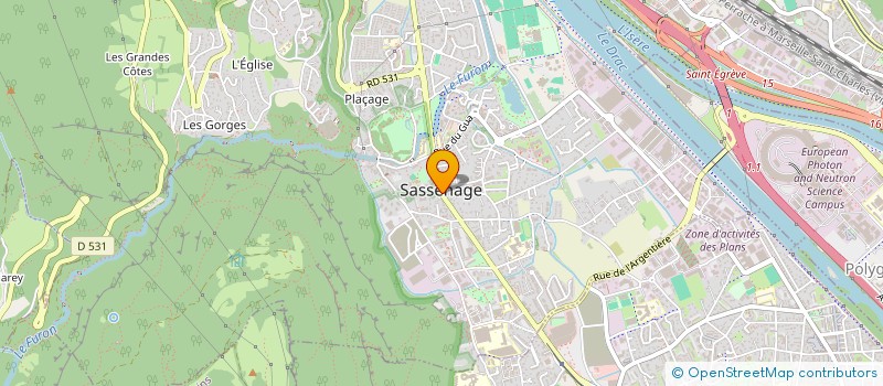 localisation de l'entreprise MONSIEUR VALENTIN HERMITTE  SASSENAGE