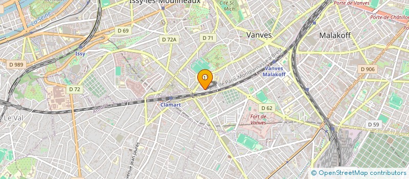 localisation de l'entreprise MONSIEUR VALENTIN HIPPOCRATE  VANVES