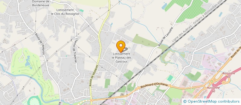 localisation de l'entreprise MONSIEUR VALENTIN HIROUX--SALVADORI  MONTAUBAN