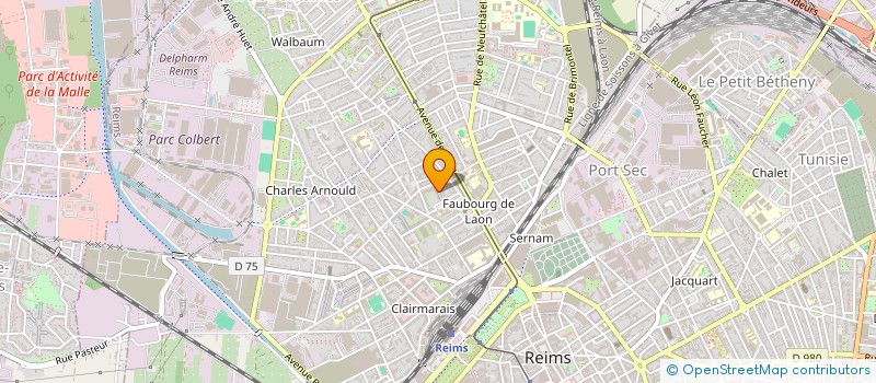 localisation de l'entreprise MONSIEUR VALENTIN HOAREAU TOREZ  REIMS