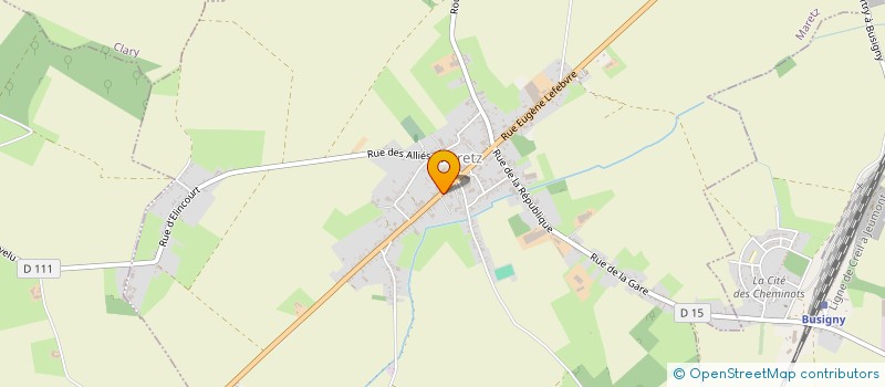 localisation de l'entreprise MONSIEUR VALENTIN HOLLANDERS  MARETZ