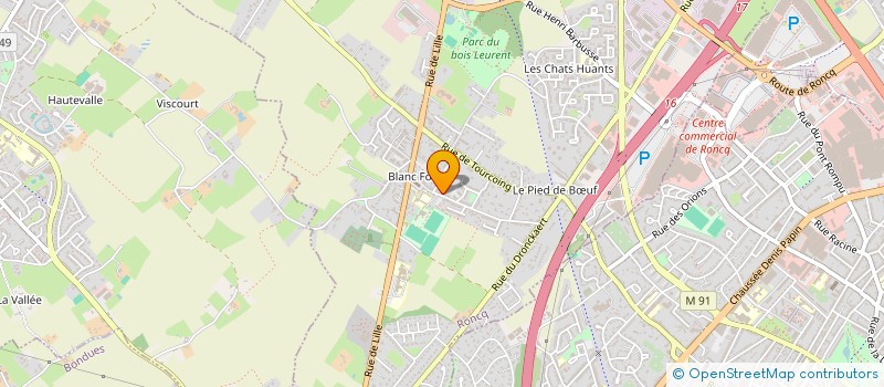 localisation de l'entreprise MONSIEUR VALENTIN HOUREZ à RONCQ