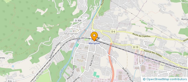 localisation de l'entreprise MONSIEUR VALENTIN HOUSSET  MARIGNIER