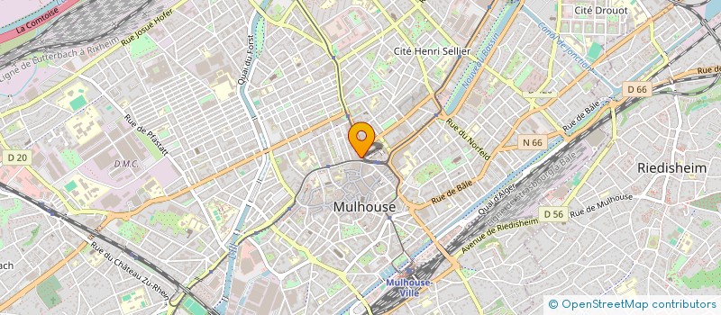 localisation de l'entreprise MONSIEUR VALENTIN HUSS  MULHOUSE