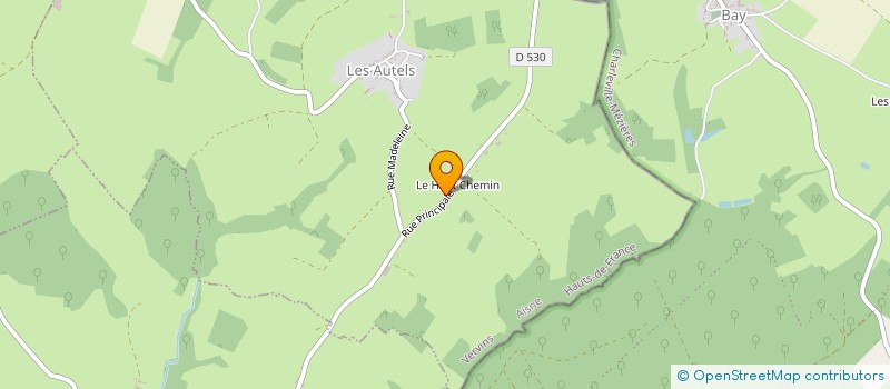 localisation de l'entreprise MONSIEUR VALENTIN HUYSENTRUYT  LES AUTELS