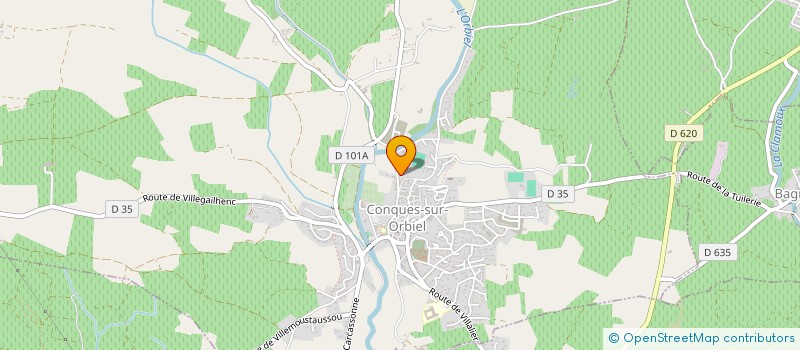 localisation de l'entreprise MONSIEUR VALENTIN INFOSINO  CONQUES-SUR-ORBIEL