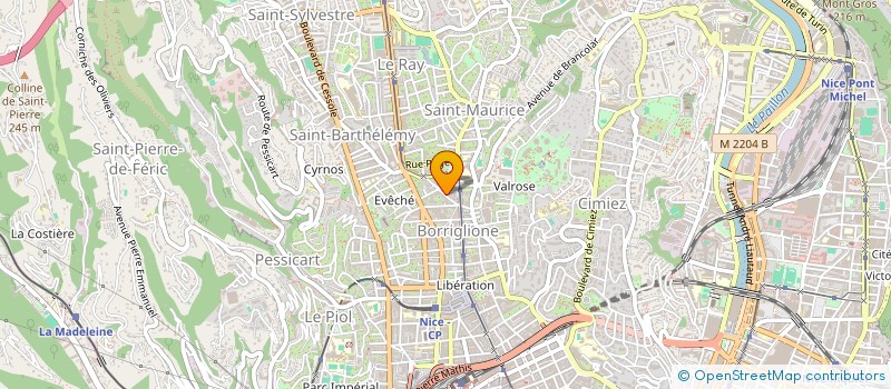 localisation de l'entreprise MONSIEUR VALENTIN IURASOC à NICE