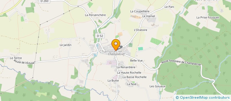 localisation de l'entreprise MONSIEUR VALENTIN JAMOTEAU à CHAMPSECRET
