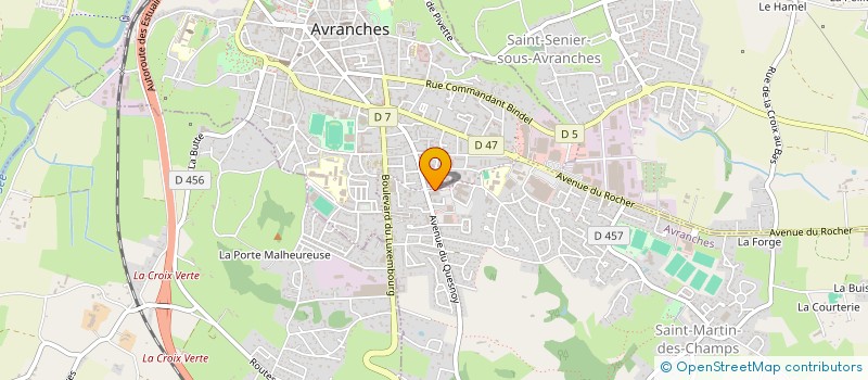 localisation de l'entreprise MONSIEUR VALENTIN JEAN  AVRANCHES