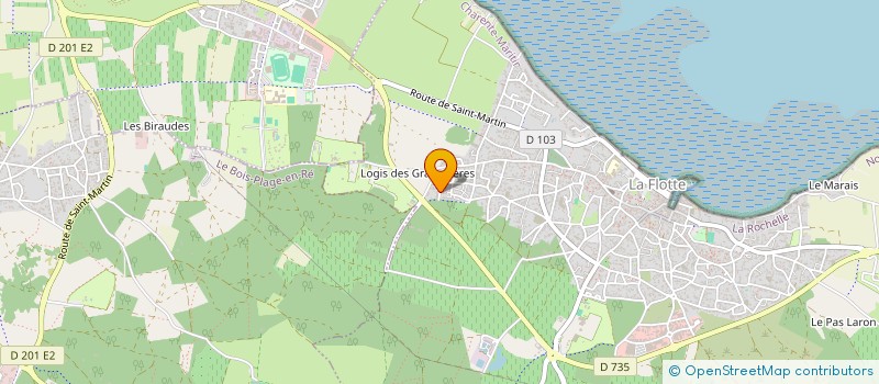 localisation de l'entreprise MONSIEUR VALENTIN JEBANE  LA FLOTTE