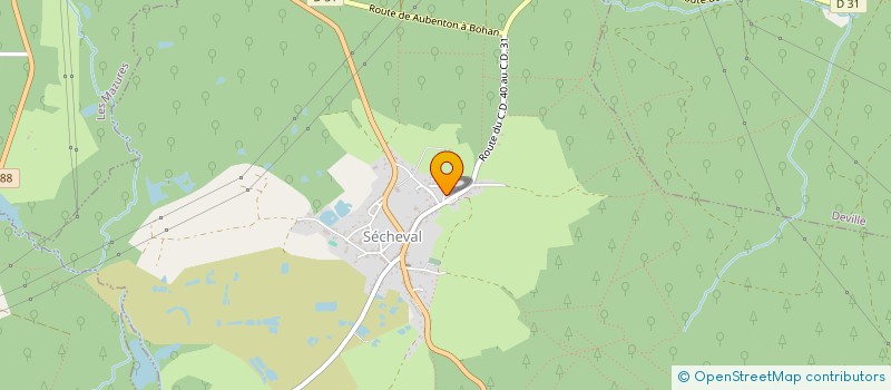 localisation de l'entreprise MONSIEUR VALENTIN JOLY  SECHEVAL