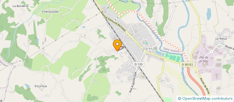 localisation de l'entreprise MONSIEUR VALENTIN JORDAN  VARETZ