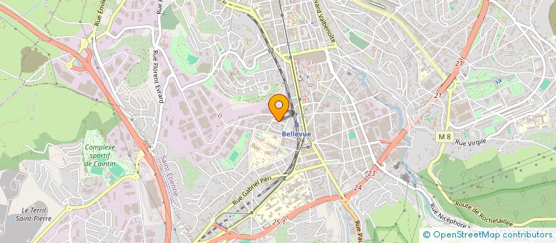 localisation de l'entreprise MONSIEUR VALENTIN JORGE  SAINT-ETIENNE