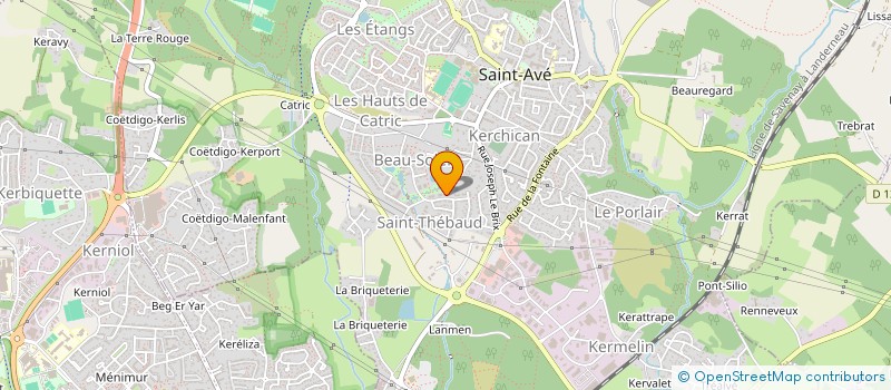 localisation de l'entreprise MONSIEUR VALENTIN JOUANNO à SAINT-AVE
