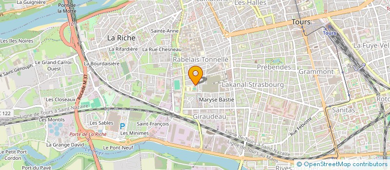 localisation de l'entreprise MONSIEUR VALENTIN KALONDA  TOURS