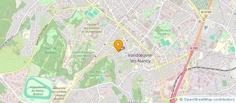 localisation de l'entreprise MONSIEUR VALENTIN KALTANI  VANDUVRE-LES-NANCY