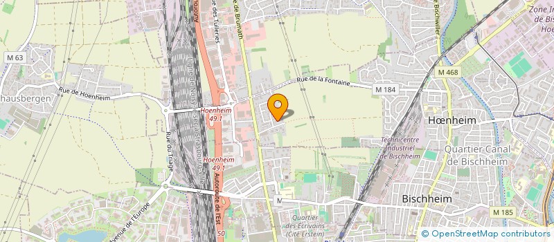 localisation de l'entreprise MONSIEUR VALENTIN KAYSER  HNHEIM