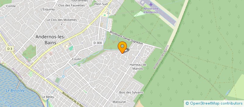 localisation de l'entreprise MONSIEUR VALENTIN KEUSCH  ANDERNOS-LES-BAINS