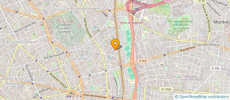 localisation de l'entreprise MONSIEUR VALENTIN KRETZ  PARIS