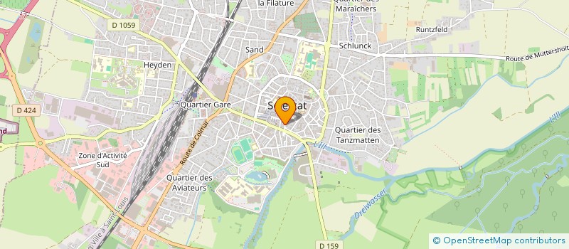 localisation de l'entreprise MONSIEUR VALENTIN KROETZ  SELESTAT