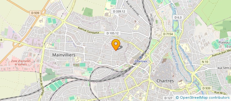 localisation de l'entreprise MONSIEUR VALENTIN LAB à MAINVILLIERS