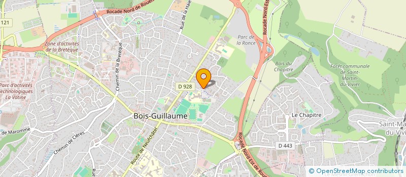 localisation de l'entreprise MONSIEUR VALENTIN LACAISSE à BOIS-GUILLAUME
