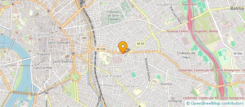 localisation de l'entreprise MONSIEUR VALENTIN LACROIX  TOULOUSE