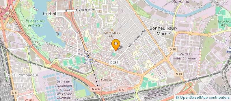 localisation de l'entreprise MONSIEUR VALENTIN LAGANT  CRETEIL