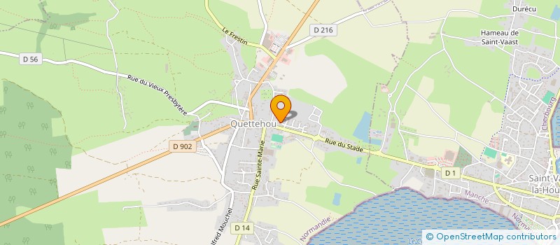 localisation de l'entreprise MONSIEUR VALENTIN LAIR  QUETTEHOU