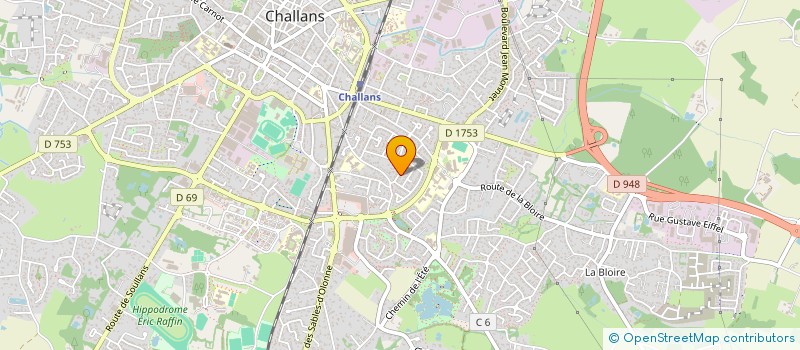localisation de l'entreprise MONSIEUR VALENTIN LAMBERT à CHALLANS