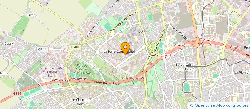 localisation de l'entreprise MONSIEUR VALENTIN LAMY à CAEN