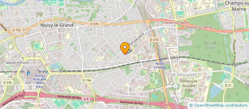 localisation de l'entreprise MONSIEUR VALENTIN LANFRANCHI  NOISY-LE-GRAND