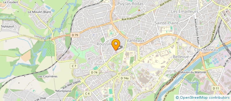 localisation de l'entreprise MONSIEUR VALENTIN LAPLANCHE à LIMOGES