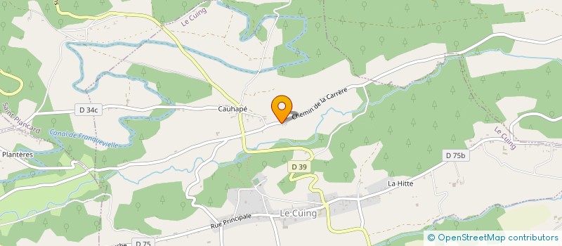 localisation de l'entreprise MONSIEUR VALENTIN LARRAGNEGUY  LE CUING