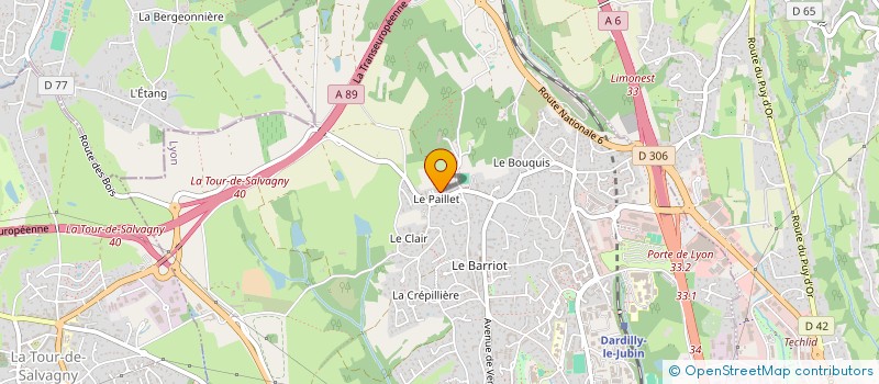 localisation de l'entreprise MONSIEUR VALENTIN LAURENT à DARDILLY