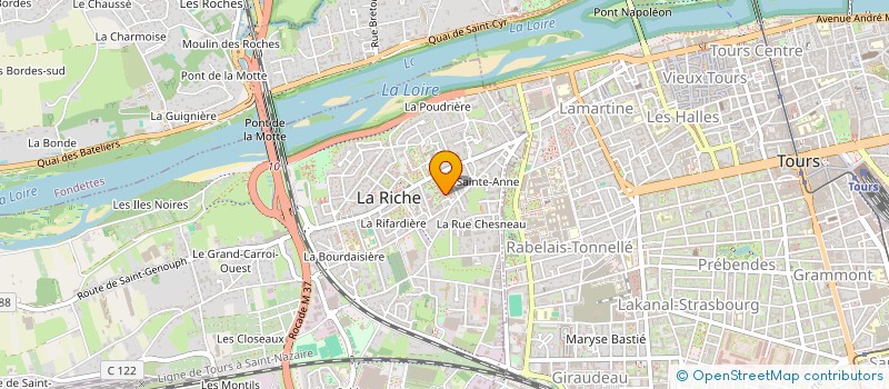 localisation de l'entreprise MONSIEUR VALENTIN LAURINO  LA RICHE