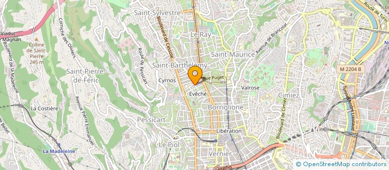 localisation de l'entreprise MONSIEUR VALENTIN LAVALLE à NICE