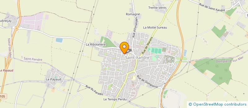 localisation de l'entreprise MONSIEUR VALENTIN LE GAL  SAINT-XANDRE