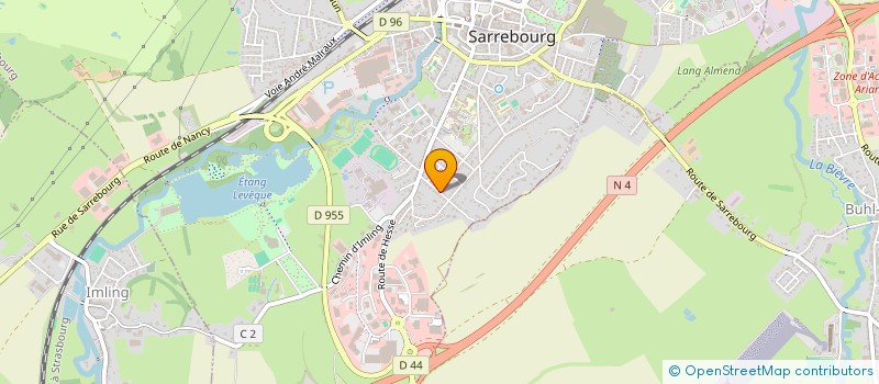 localisation de l'entreprise MONSIEUR VALENTIN LE GALL  SARREBOURG