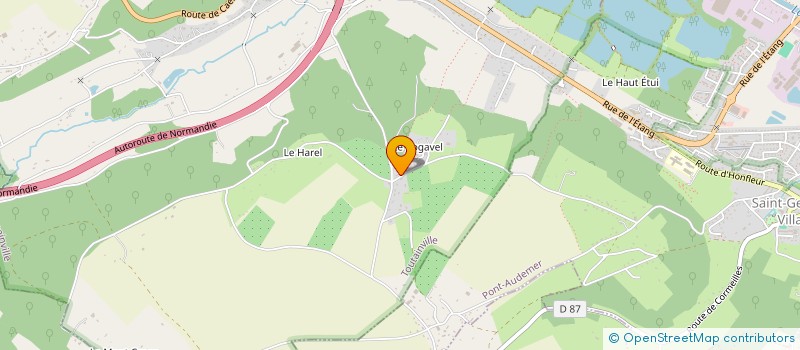 localisation de l'entreprise MONSIEUR VALENTIN LE LAY  TOUTAINVILLE