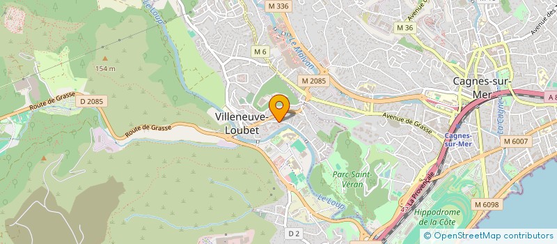 localisation de l'entreprise MONSIEUR VALENTIN LE PAGE  VILLENEUVE-LOUBET