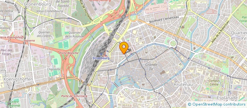 localisation de l'entreprise MONSIEUR VALENTIN LE PAPE à STRASBOURG