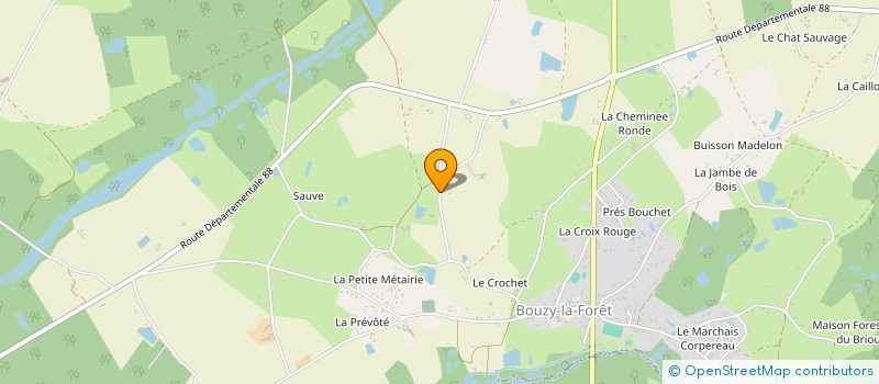 localisation de l'entreprise MONSIEUR VALENTIN LE PROVOST à BOUZY-LA-FORET