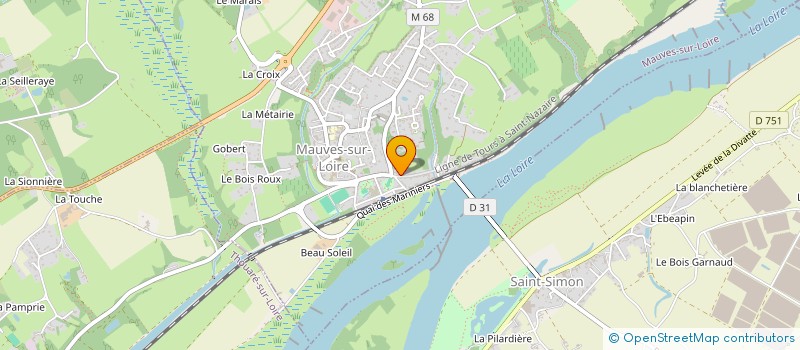 localisation de l'entreprise MONSIEUR VALENTIN LE SQUER  MAUVES-SUR-LOIRE