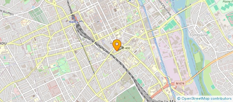 localisation de l'entreprise MONSIEUR VALENTIN LEBEL  NANCY