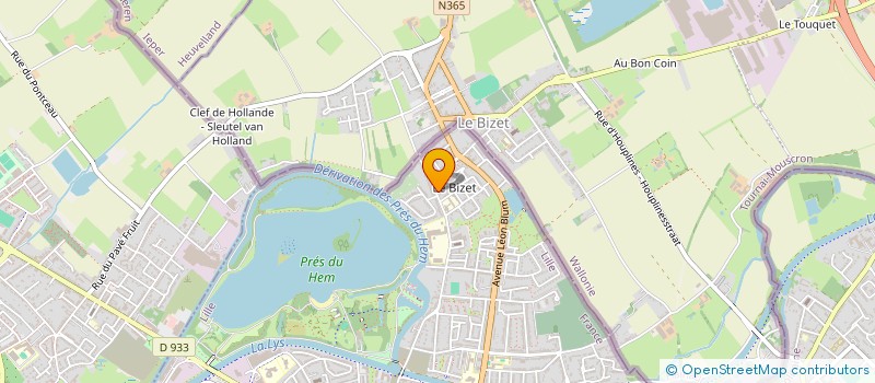 localisation de l'entreprise MONSIEUR VALENTIN LECAE  ARMENTIERES