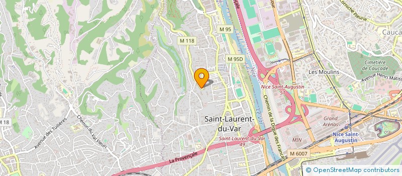 localisation de l'entreprise MONSIEUR VALENTIN LECAVELIER à SAINT-LAURENT-DU-VAR